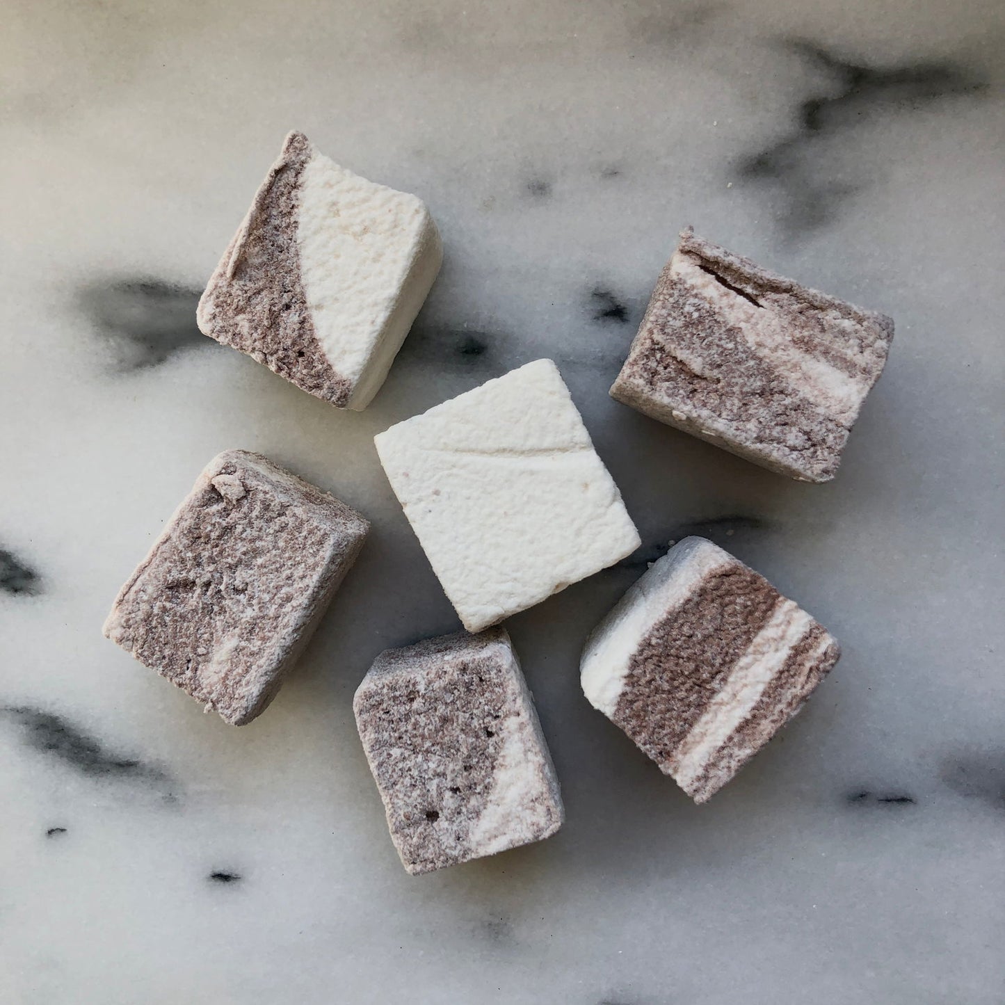 Chocolate Swirl Marshmallows - SoDo Donuts x EC Confections -