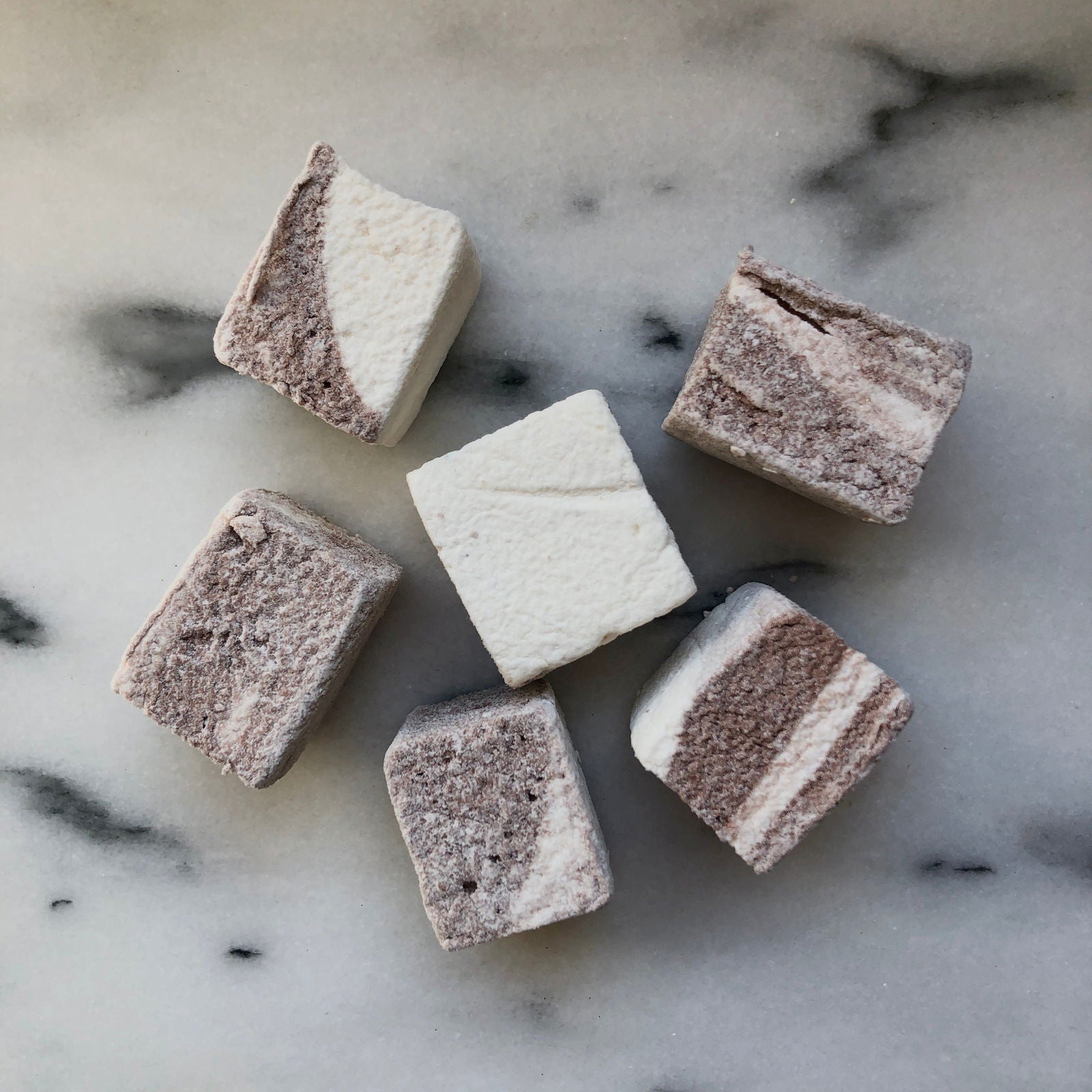 Chocolate Swirl Marshmallows - SoDo Donuts x EC Confections -