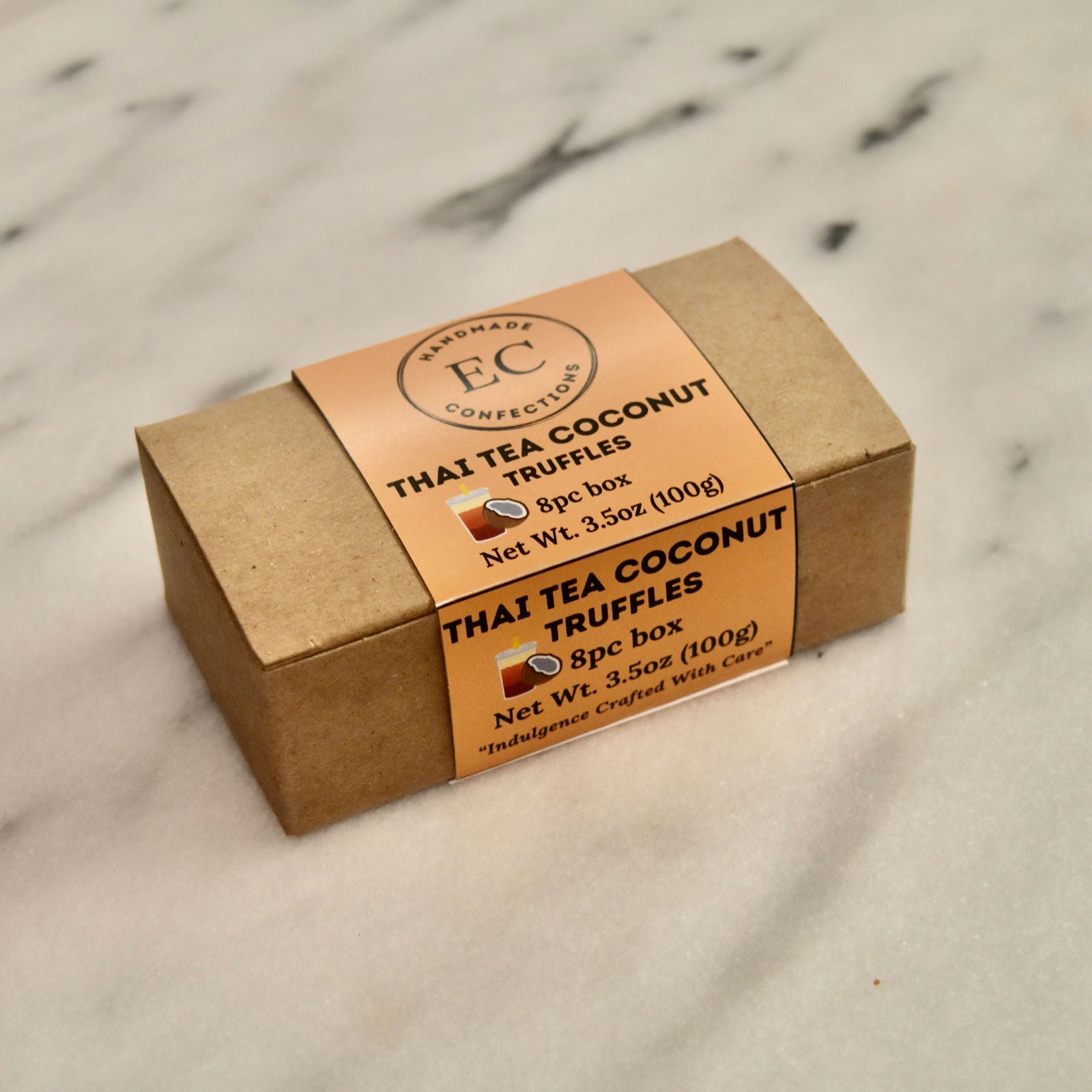 Thai Tea Coconut Truffles - SoDo Donuts x EC Confections -