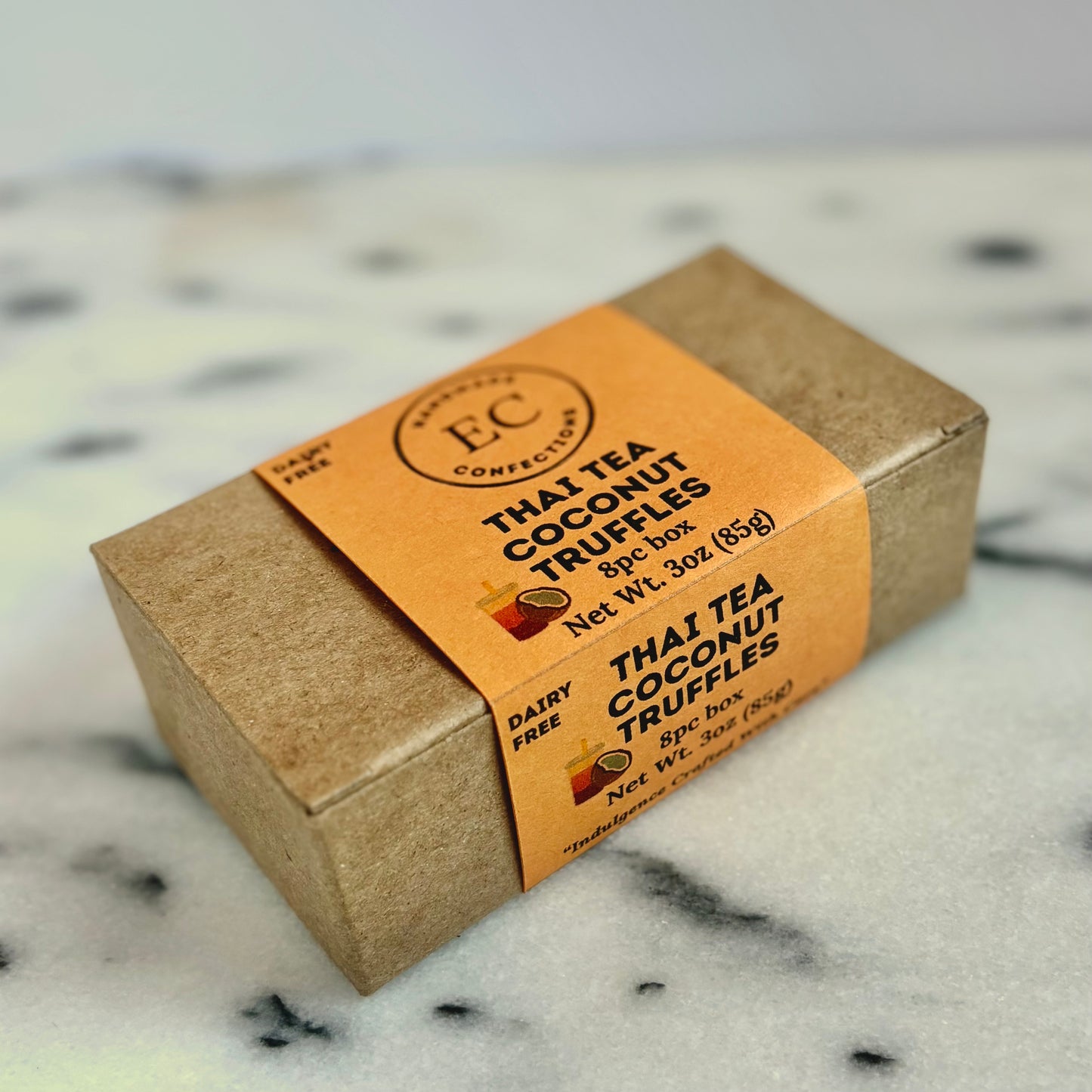 Thai Tea Coconut Truffles