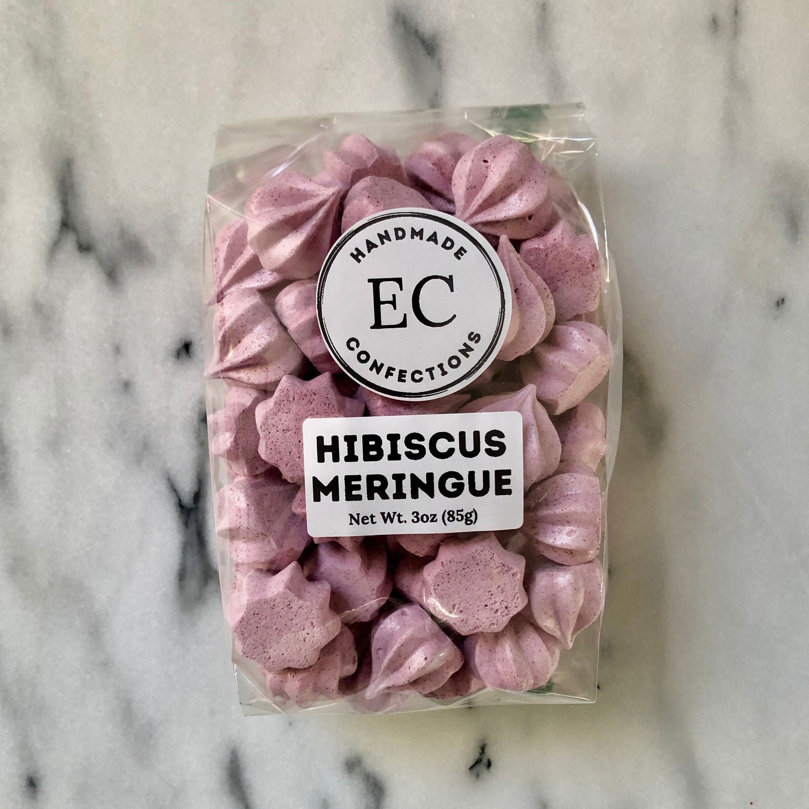 Hibiscus Meringue - SoDo Donuts x EC Confections - 