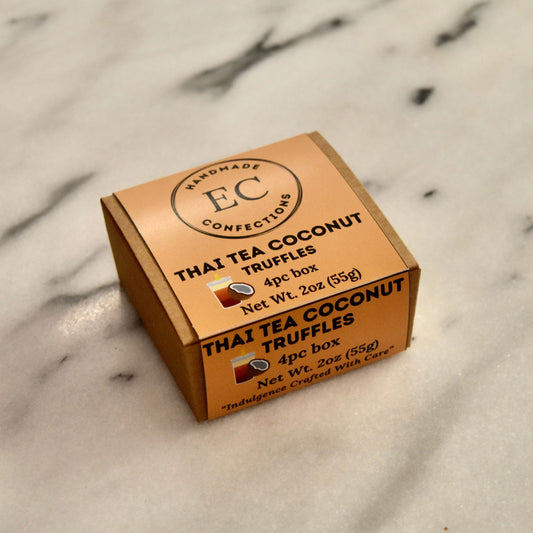 Thai Tea Coconut Truffles - SoDo Donuts x EC Confections -